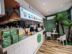 C10722万科生活广场38平品牌饮品店转让