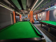 C11038粮校市场300平尊爵台球厅转让