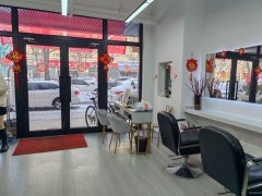 C11486恒顺街自带流量美发店内10平美甲摊位转让
