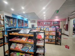 C12476阜康市一校对面320平文化用品店转让