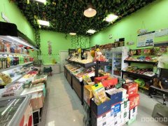 C13124新市区名门之都小区大门口经营中水果超市生鲜店转让