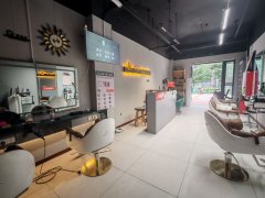 C13601水区龙盛街公园尚景55平美发店转让